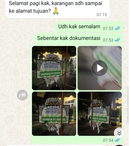 Pengiriman Papan Bunga Selamat Tugu Selatan
