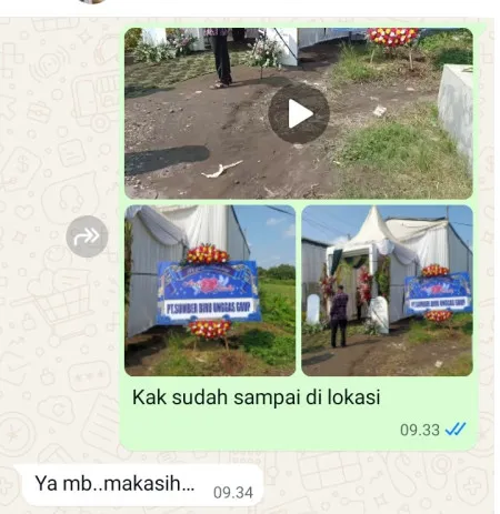 Pengiriman Karangan Bunga Tugu Selatan