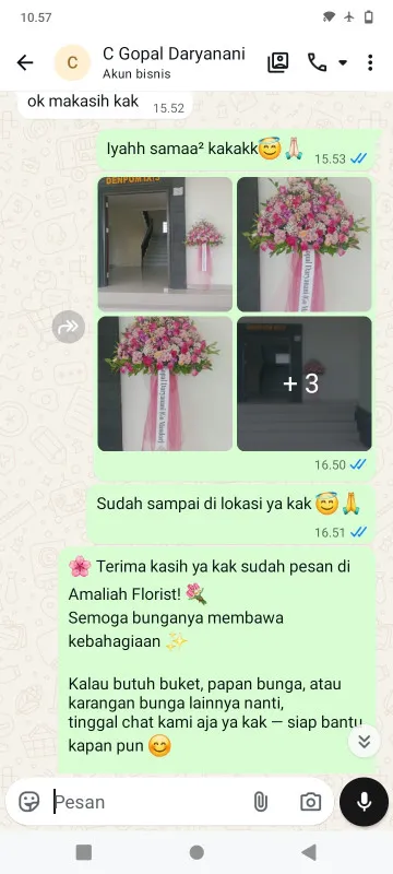 Pengiriman Karangan Bunga Tugu Selatan